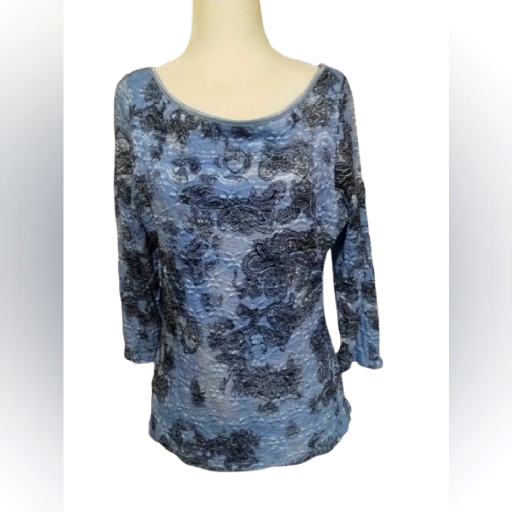 INC International Concepts 3/4 Sleeve Large